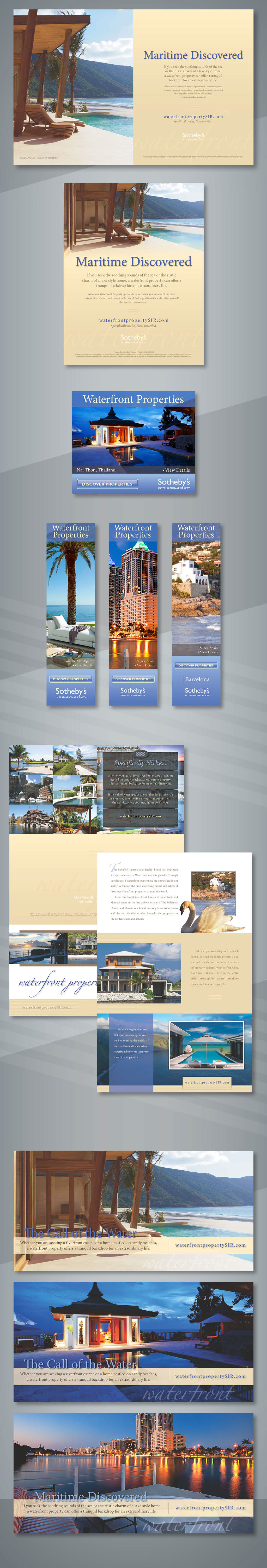 Real estate lifestyle marketing graphic design